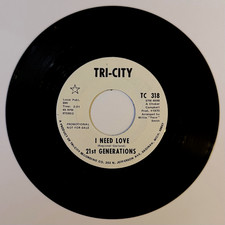 21st GENERATIONS I Need Love/Hey James EX+ NORTHERN SOUL 1970 DJ Promo HEAR!