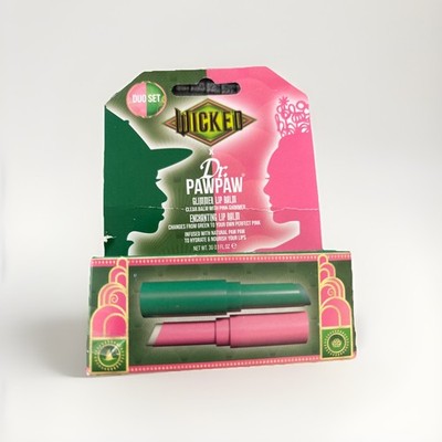 2pc Wicked  PawPaw Glimmer & enchanting Lip Balm Set Color Changing New