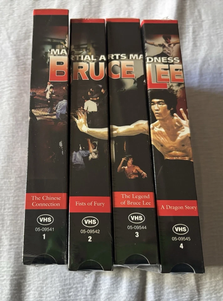 NEW/SEALED Lot of 9 Bruce Lee VHS Complete Kung Fu Mania + Others Martial Arts Foto 3 de 4