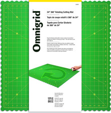 360 Square Rotating Self-Healing Cutting Mat, 24"