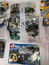 LEGO City Jungle AirDrop Helicopter 60162 almost complete set - NO BOX