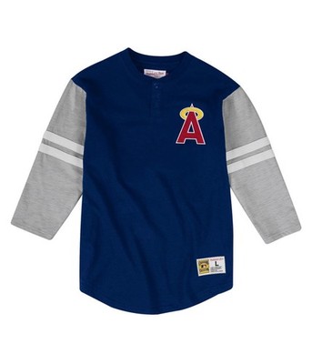 Mitchell & Ness Mens Washington Senators Henley Shirt
