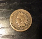 1860 Indian Head Cent Penny, Circulated. I67