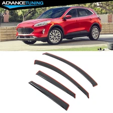 Fits 20-25 Ford Escape In Channel Window Visors Rain Sun Vent Deflectors 4PC Set