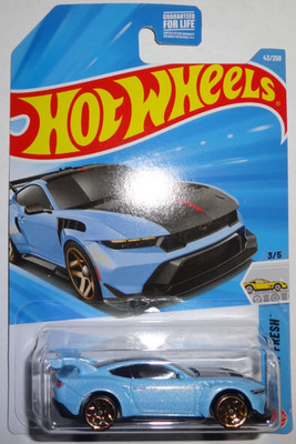 2026 Hot Wheels  Ford Mustang GTO Light Blue From C Case MOC