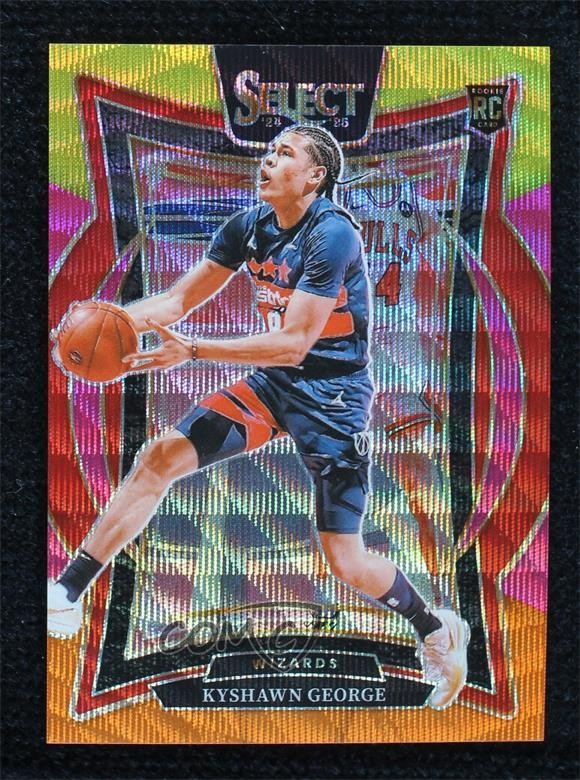 2024 Panini Select Concourse Multi Wave Prizm 2/20 Kyshawn George #85 Rookie RC