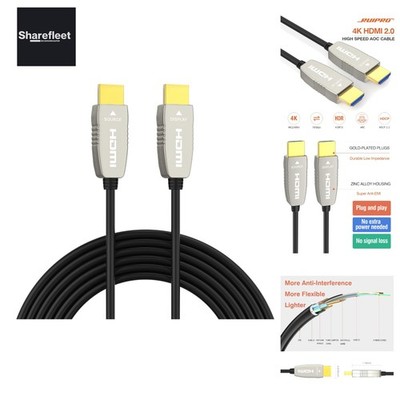 4K Glasfaser HDMI Kabel 10 Meter 18Gbps 4K@60Hz ARC Ultradünnes Flexibles HDM...