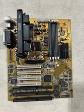 Vintage Abit AB-LX6 Slot 1 Motherboard + 300 MHz Pentium II + 64mb READ