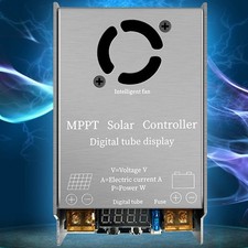 Advanced MPPT Solar Charging Controller with LED Display for 12V 50V Input
