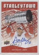 2025 Detroit Red Wings Centennial Stanleytown Signatures Daniel Cleary Auto av1