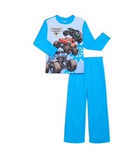  NWT Boys MONSTER JAM 2 pc. Flannek Pajamas sz. 8 Monster Trucks