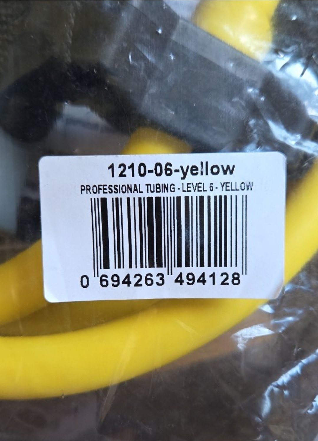 Perform Better Professional Tubing Resistance Band - Yellow with Handles - NWT!