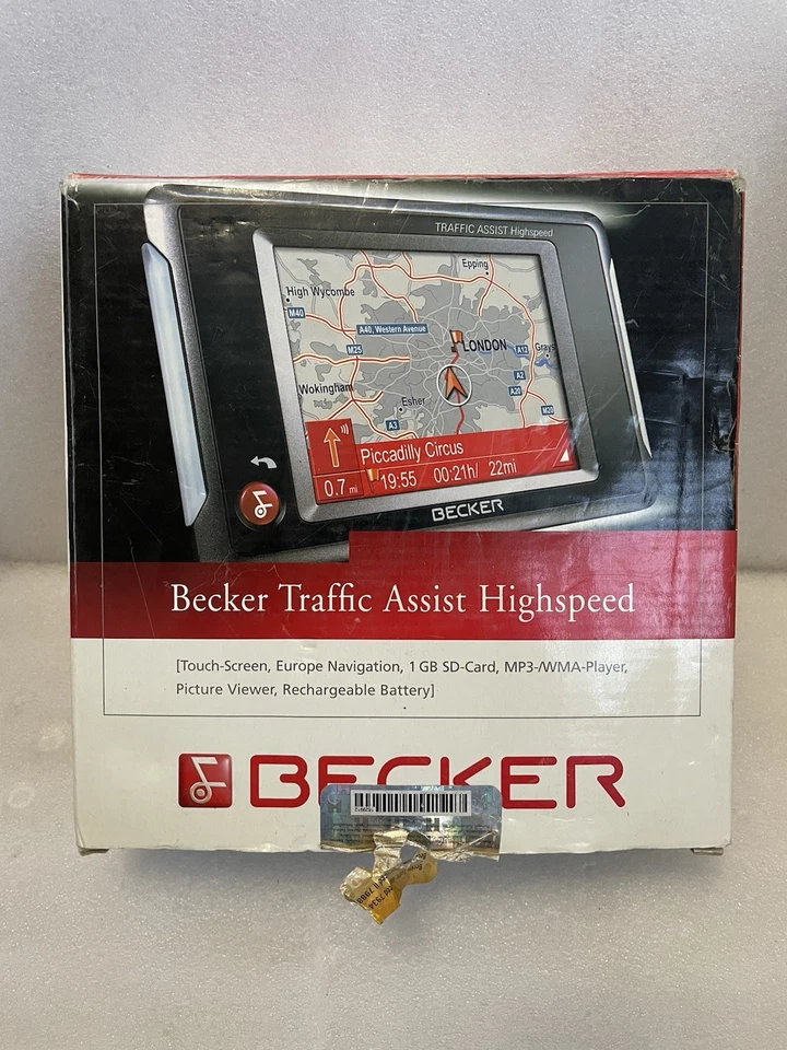 Becker Navigation Traffic Assist Highspeed Europe Touch Screen OVP Getestet ✅ - Bild 4 von 4