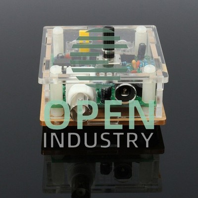 DIY 9-13.8V S-PIXIE CW QRP Shortwave Radio Transceiver Kit 7.023Mhz With Case