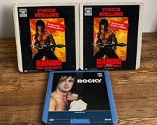 Rocky Rambo First Blood Part II CED Videodisc Lot RCA SelectaVision