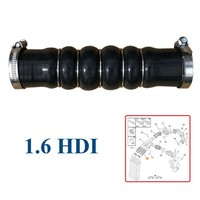 Schlauch Turbolader Tauscher Luft LadeluftküHler Nuckel FüR C5 1,6 1,6L HDI 110