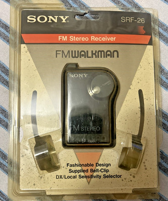 Sony Walkman FM Stereo Receiver SRF-26 Brand New in Packaging READ