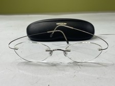 Silhouette M7395 /40 V6055 Titanium Brown Rimless Eyeglasses Frames 19 150