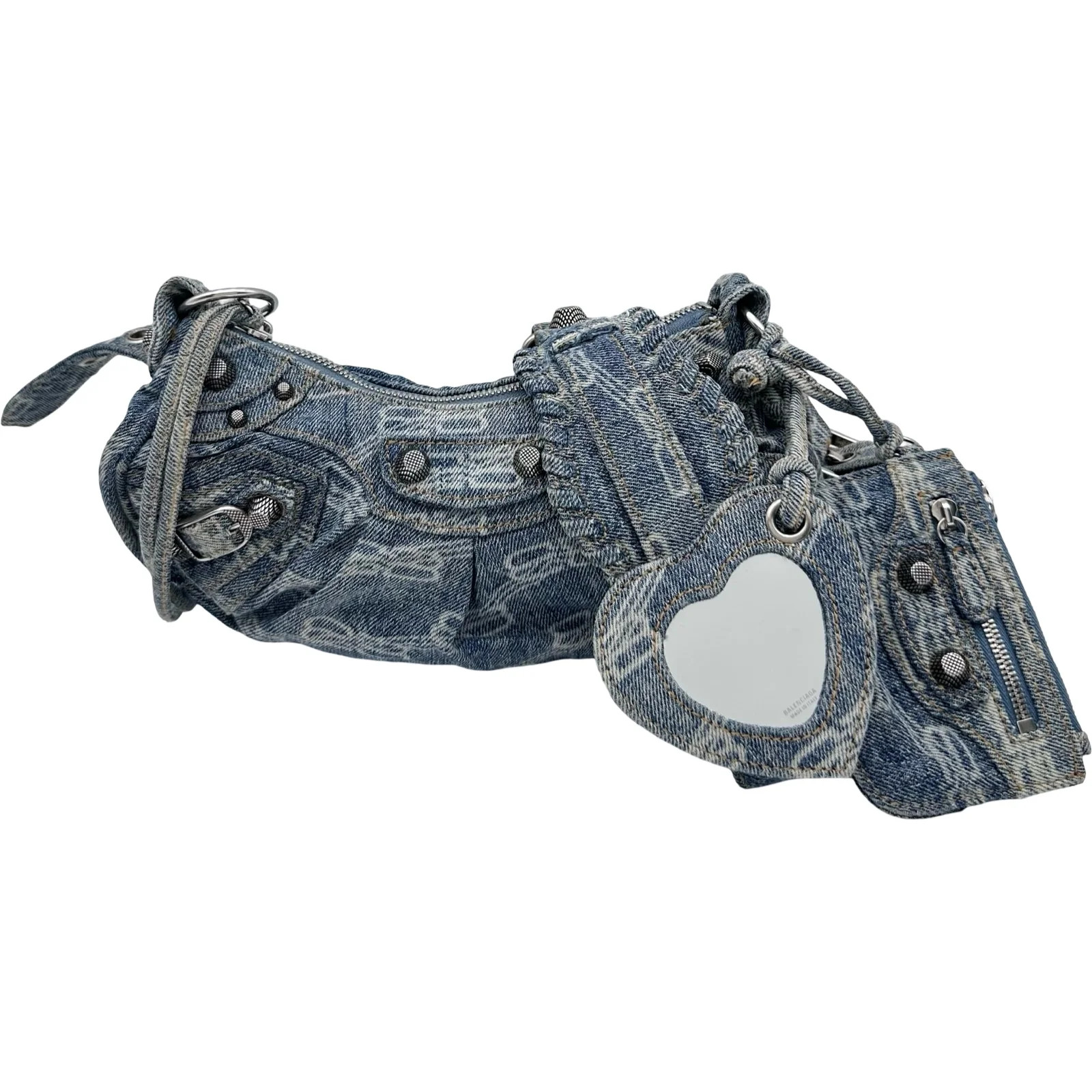 BALENCIAGA Le Cagole XS 671309 Blue Denim #1918