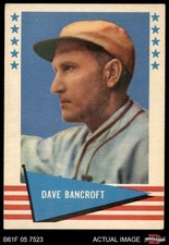 1961 Fleer #7 Dave Bancroft Phillies HOF 4.5 - VG/EX+
