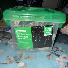 120 Warm White Multi-Effect Icicle Lights