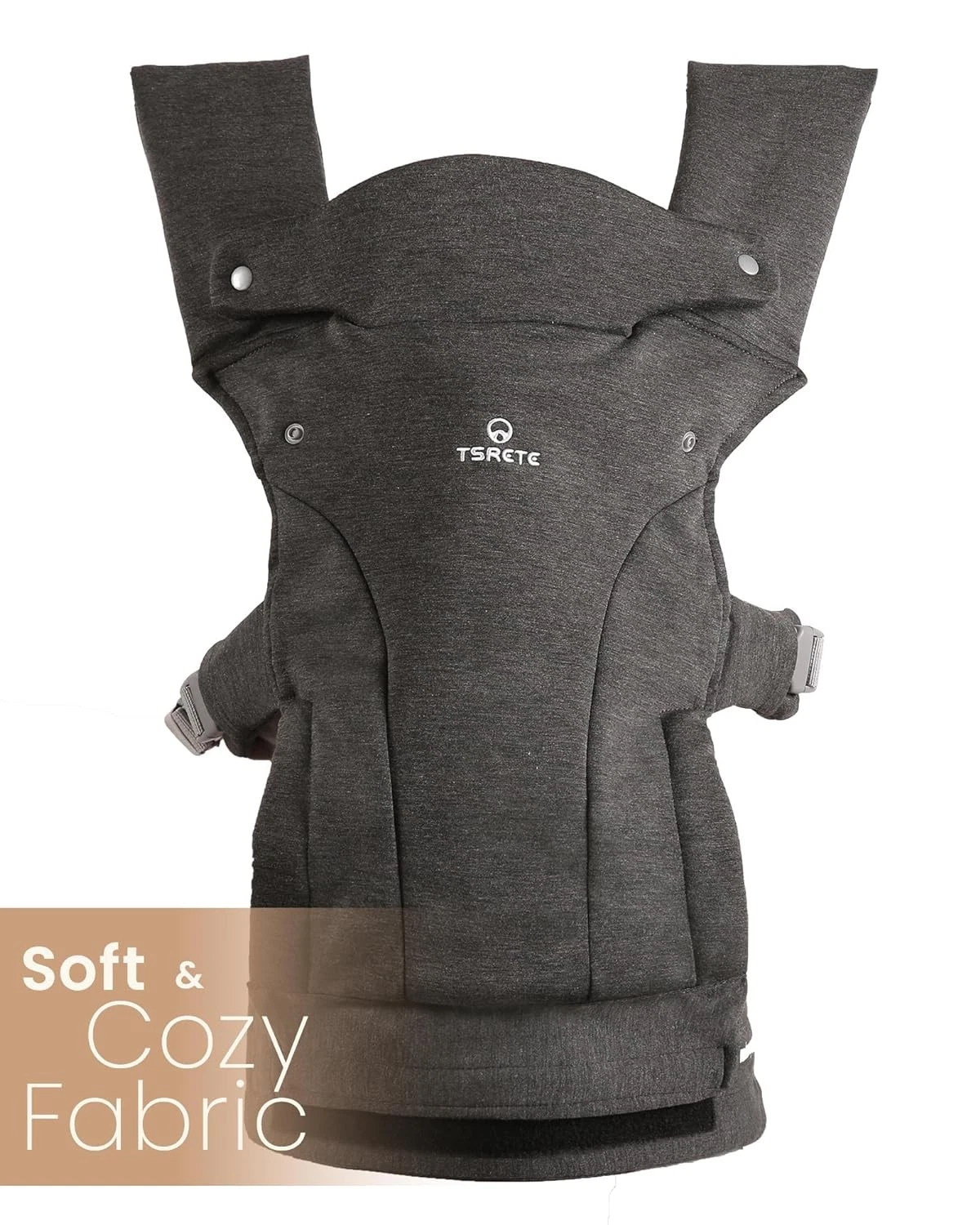 TSRETE Baby YE-012 Ergonomic Infant Carrier, Lumbar Support for 7-25lbs - Gray