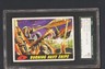 Mars Attacks ##6 Burning Navy Ships 1962 VINTAGE ORIGINAL T