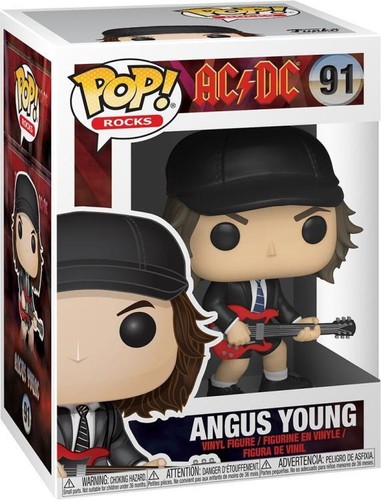 FUNKO POP ! ROCKS AC/DC - (91) ANGUS YOUNG FIGURE VINYL 9CM LEGEND OF ROCK - Imagen 3 de 4