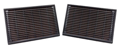 Pair of VTG METZ 1309 Tube Radio L/R Side Grilles with Speakers P915/E1-16/27