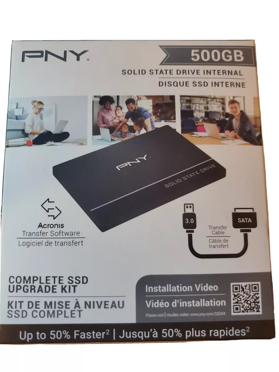 PNY 500Go SATA III SSD7CS900-500-RB SATA III - Disque SSD PNY