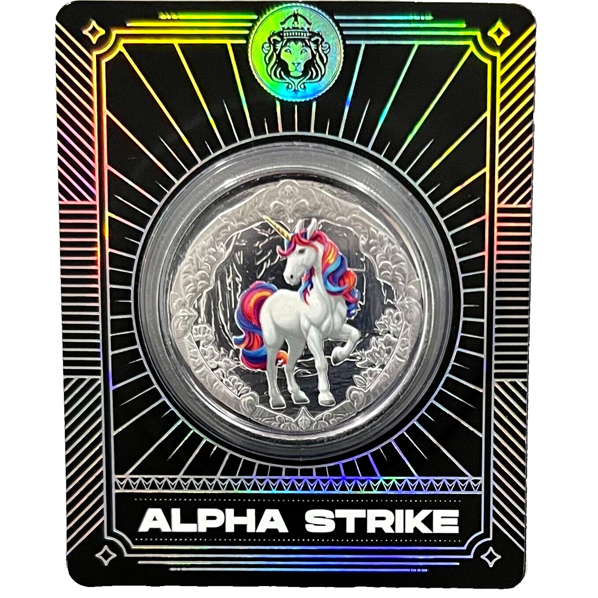 2024 Unicorn BLOSSOM 1oz 999 Silver Coin Beautiful Mythical Horse