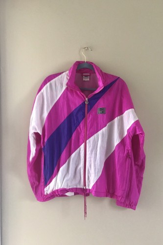 VINTAGE Windbreaker Size Medium ASICS 