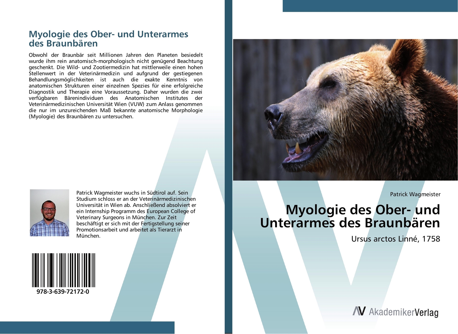 Thumbnail - Myologie Des Ober- Und Unterarmes Des Braunbären | Buch |