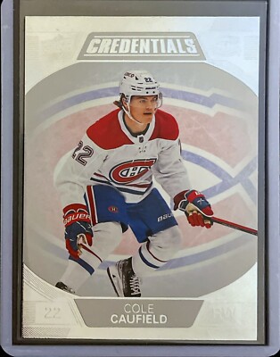 Cole Caufield - 2022-23 Upper Deck Credentials NHL Hockey #44