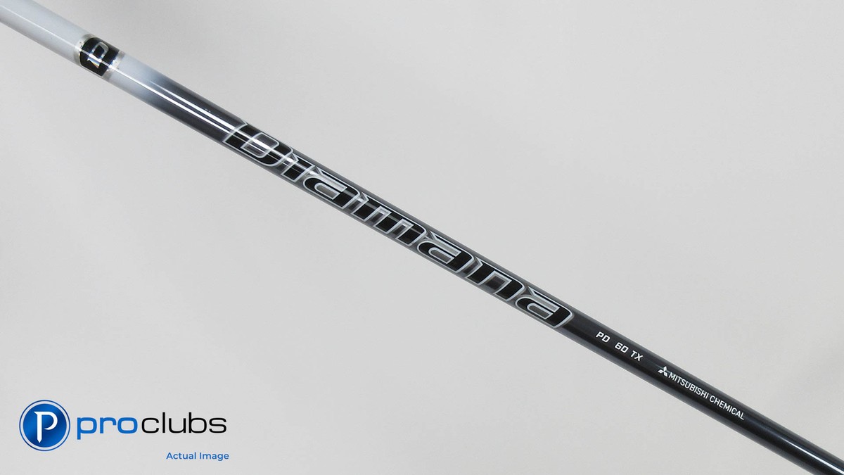 MITSUBISHI DIAMANA PD 60 TX Flex Driver Shaft w/ COBRA Adapter 