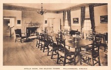 New Market VA Virginia Endless Caverns Lodge Interior Camping Vtg Postcard D27