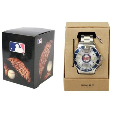 Minnesota Twins Watch Key Premium Metal Large Face Silicone NEEDS BATTERY