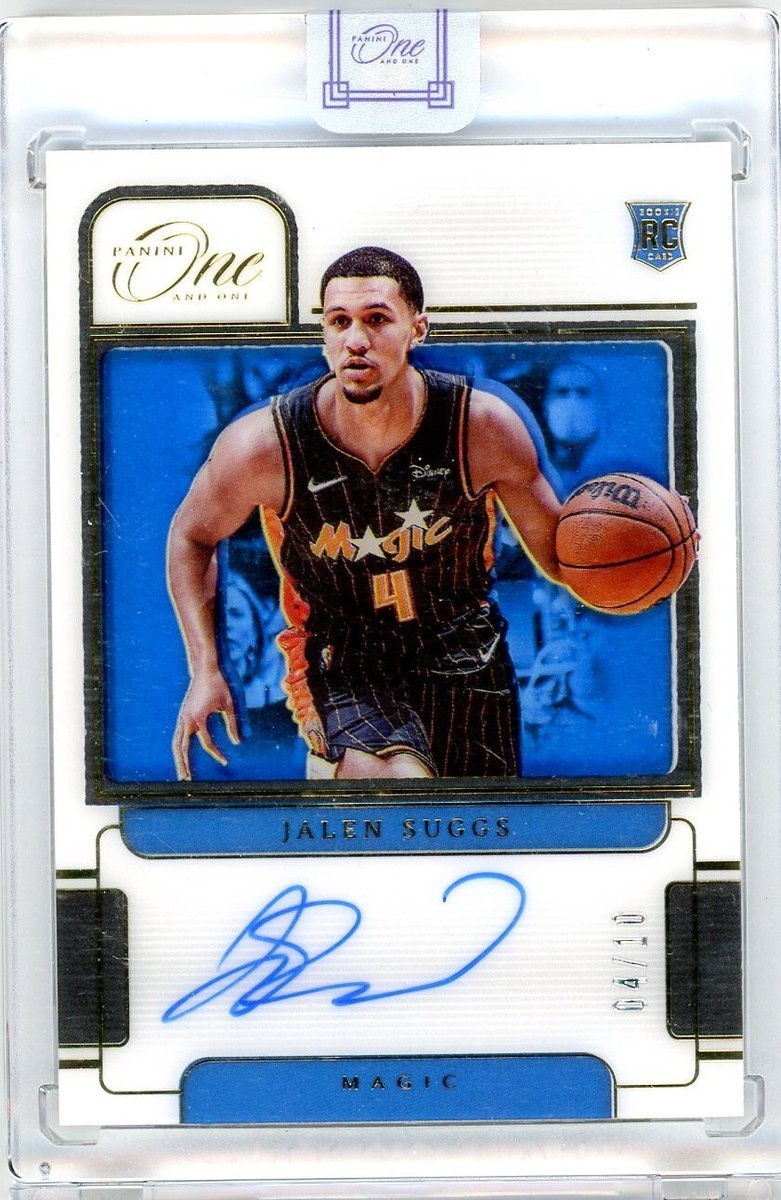 2021-22 Panini One And One Jalen Suggs Rookie Auto Gold 4/10 