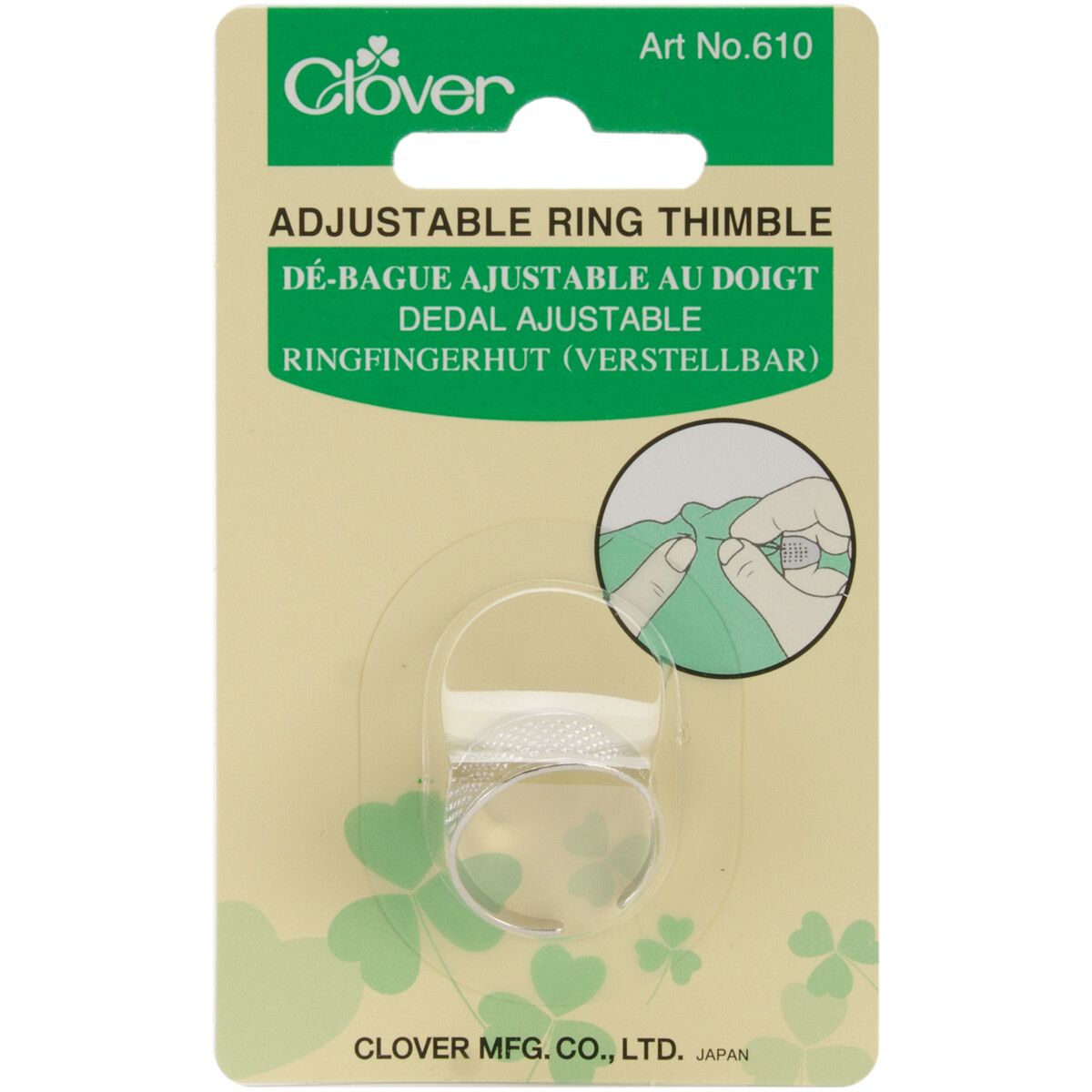Clover Ring ThimbleAdjustable 610 eBay