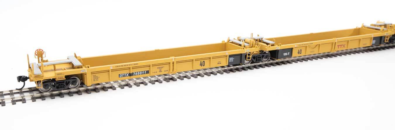 H0 Gauge - Walthers Thrall 5-Unit Rebuilt 40' Well Car DTTX -- 55652 New