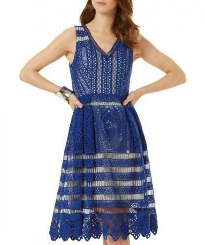 Phase Eight navy blue lace dress | eBay UK