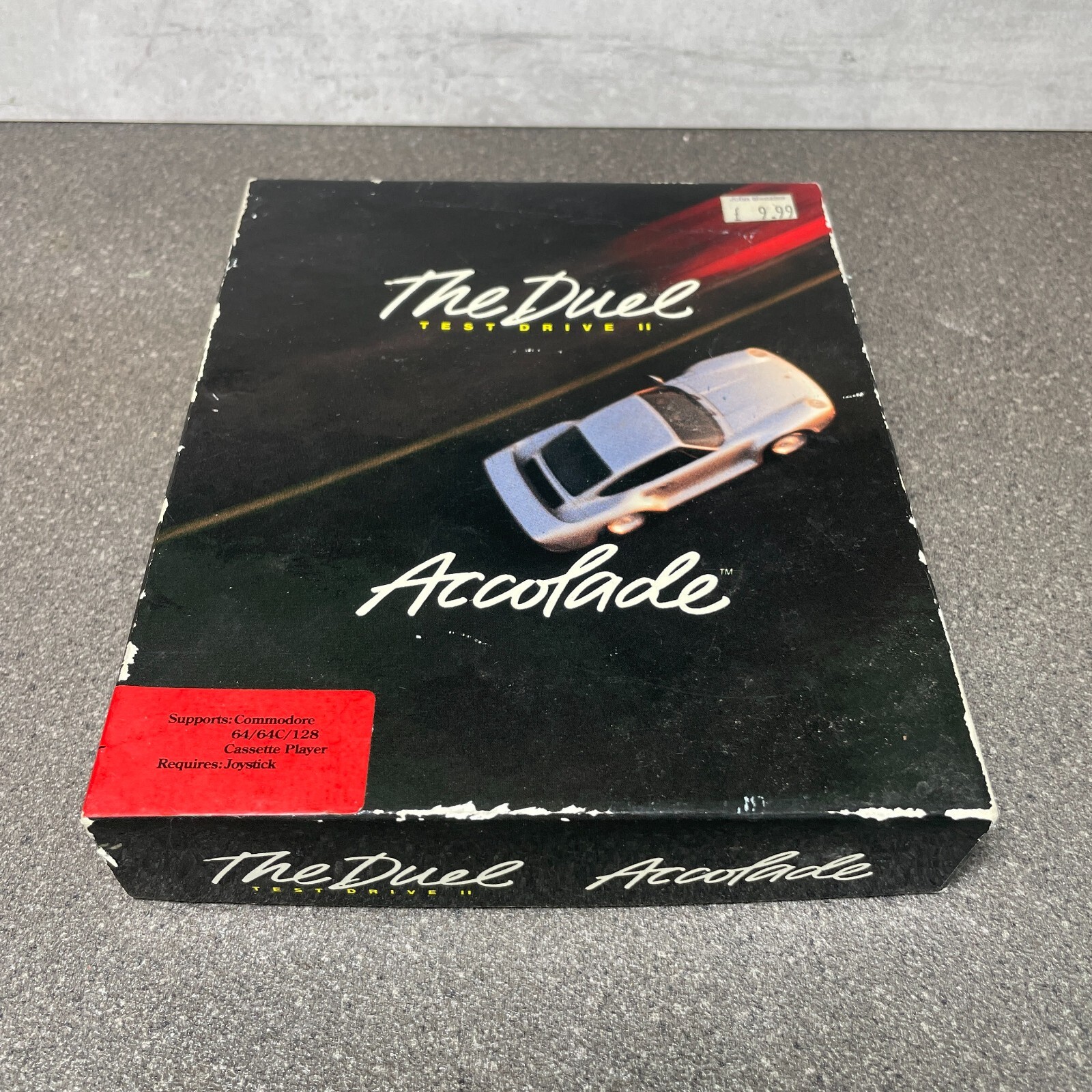 The Duel - Test Drive II / 2 - Accolade - Commodore 64 C64 128 Big Box Cassette
