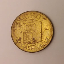 CHQ Burnaby British Columbia Canada Arcade Game Token 22mm