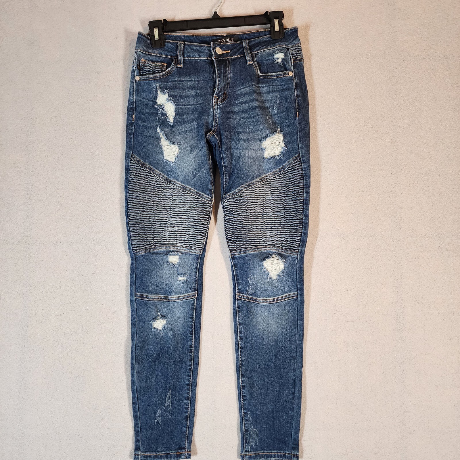 Judy Blue Dark Wash Skinny Fit Distressed Women's JB8469 Denim Jeans Size 3/26