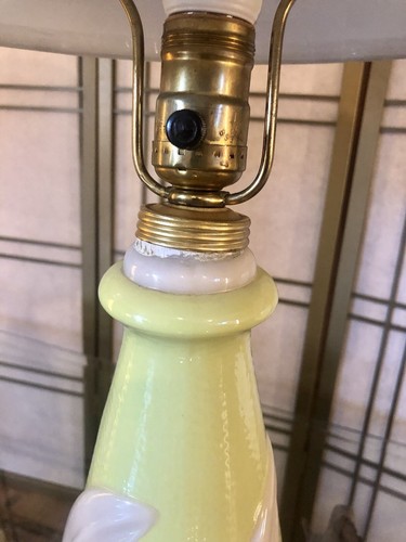 Vintage Matched Pair Aladdin Lamps Green Glass Finials Scrolls Dual Light - Picture 20 of 24