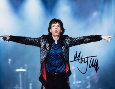MICK JAGGER signiertes Foto - Rolling Stones Sänger - Preprint