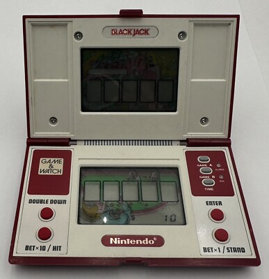 Nintendo Blackjack ゲームウォッチ　ブラックジャック Vintage Nintendo Blackjack Handheld Video Game BJ60 Multi