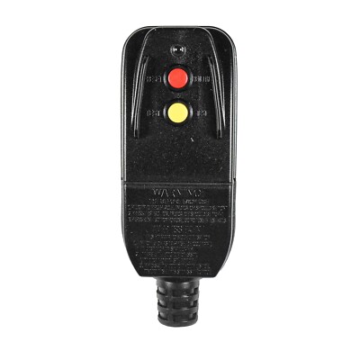 GFCI Plug Assembly Auto Reset 15A Non-Grounded 2-Prong for Pump, Air Conditioner