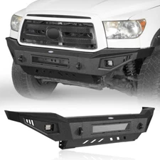 Assembly Textured Steel Front Bumper Bar Full Width for 2007-2013 Toyota Tundra