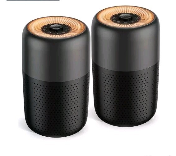 2 Pack TPLMB Air Purifiers for Bedroom,H13 HEPA Filters
